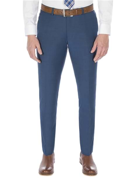 Dark Teal Blue Tonic Camden Trouser