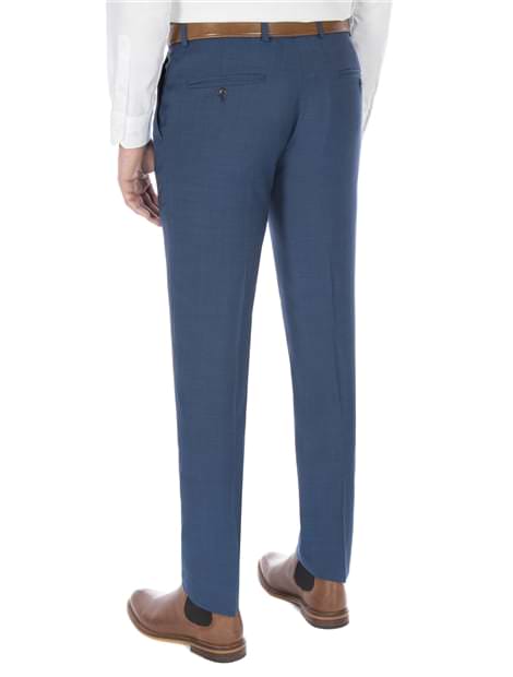 Dark Teal Blue Tonic Camden Trouser