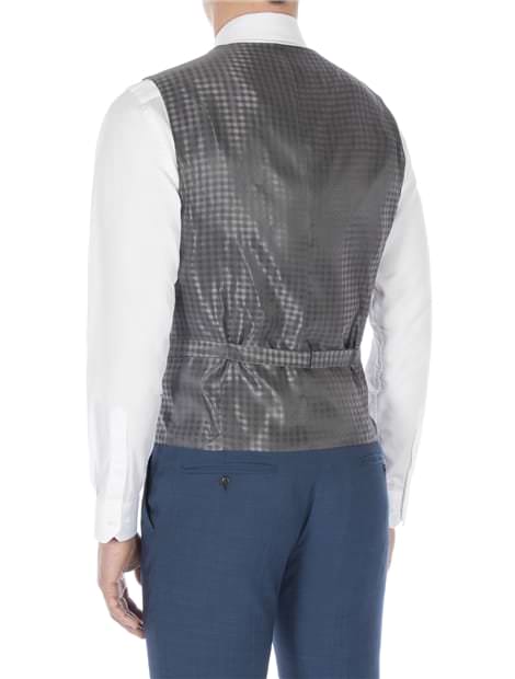 Dark Teal Blue Tonic Camden Waistcoat