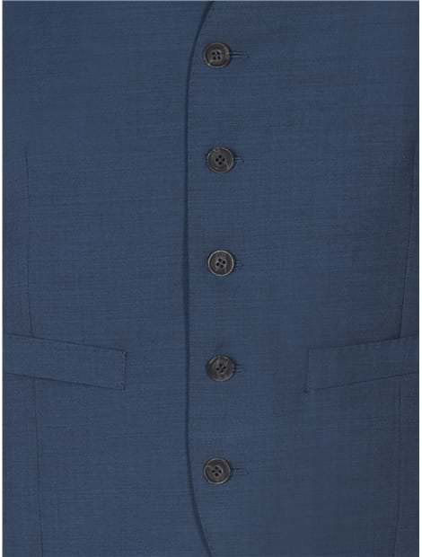 Dark Teal Blue Tonic Camden Waistcoat