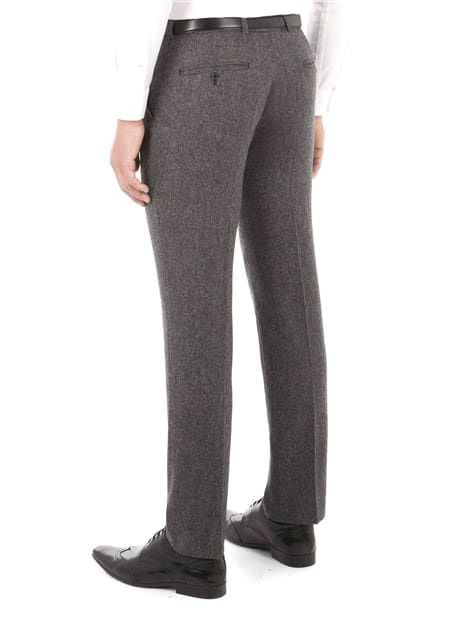 Smoked Pearl British Tweed Camden Trouser