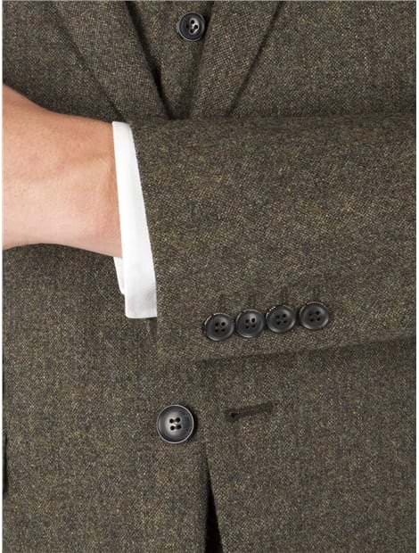 Rifle Green Birtish Tweed Camden Fit Jacket