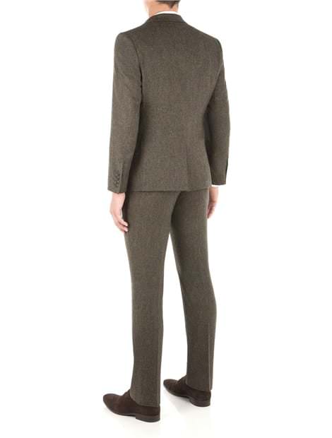 Rifle Green Birtish Tweed Camden Fit Jacket