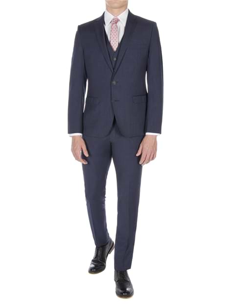 SLATE BLUE PUPPYTOOTH CAMDEN FIT JACKET