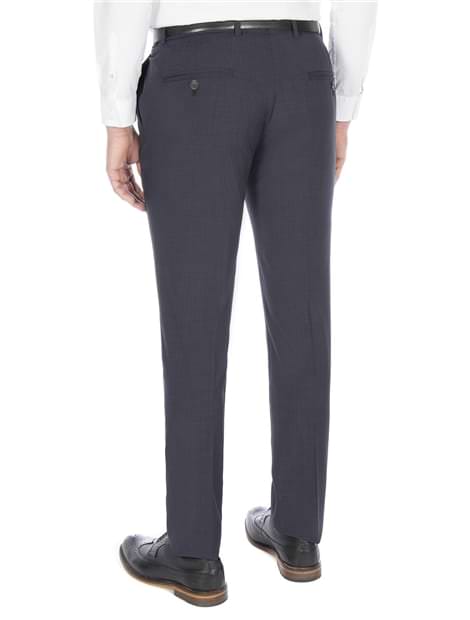 Peacoat broken check trouser