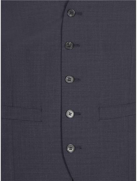 Peacoat broken check waistcoat