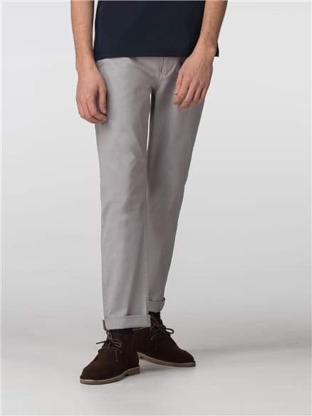grey stretch chinos