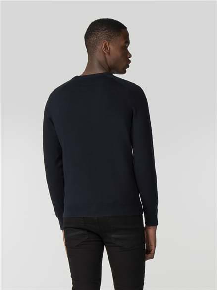 Men's Navy Blue Crew Neck Sweatshirt | Ben Sherman | Est 1963