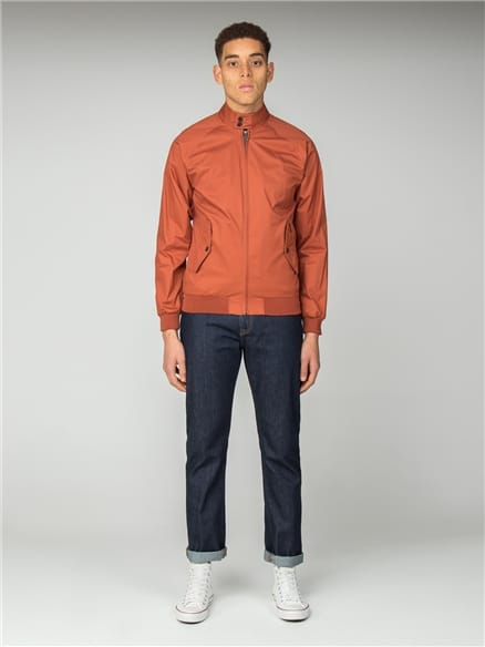 Orange Harrington Jacket