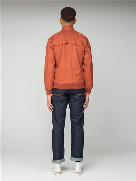 Orange Harrington Jacket