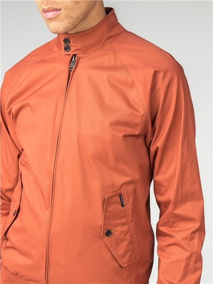 Orange Harrington Jacket