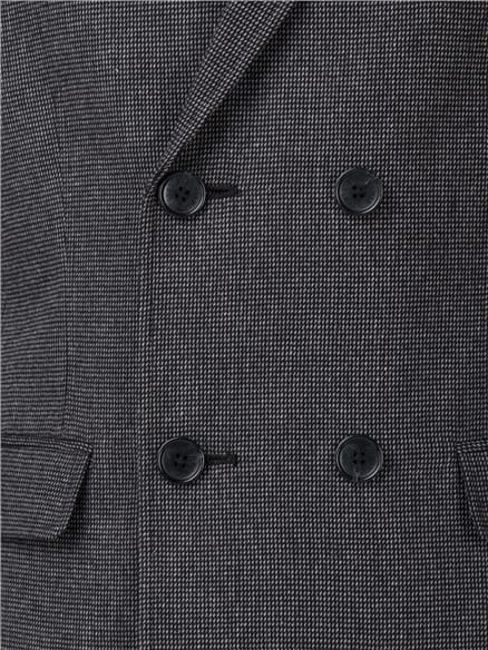 Micro Check Double Breasted Jacket