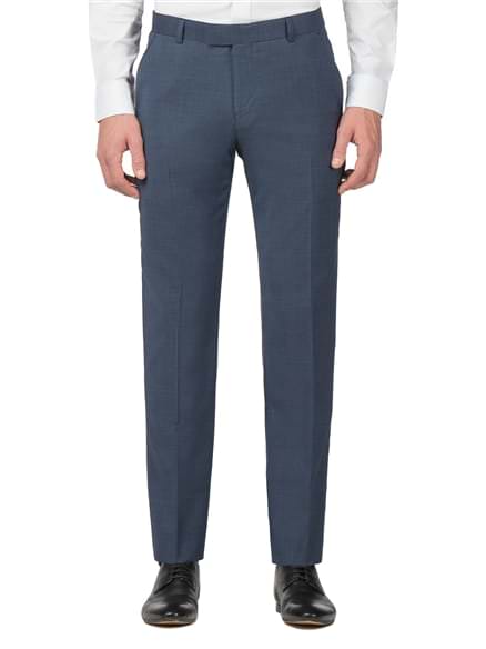 Blue Textured Tonic Camden Fit Jacket