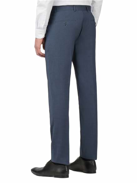 Blue Textured Tonic Camden Fit Jacket