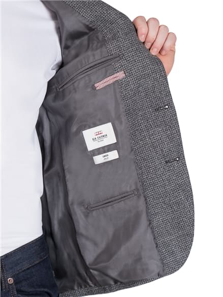 Salt and Pepper Boucle Camden Fit Jacket