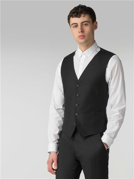 Jet Black Twill Camden Fit Jacket