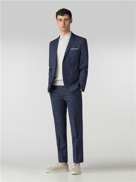 Sapphire Blue Check Camden Fit Jacket