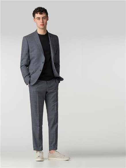 Slate Chambray Check Camden Fit Jacket