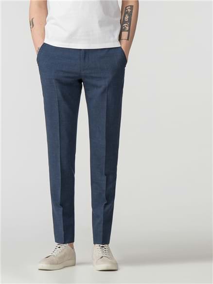 Summer Blue Fleck Camden Fit Double Breasted Jacket