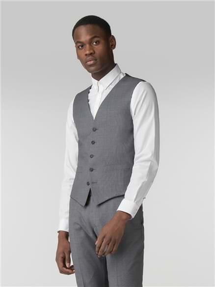 Smoked Grey Blue Micro Camden Fit Jacket