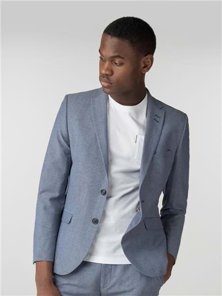 Light Blue Chambray Camden Fit Jacket