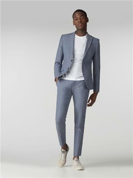 Light Blue Chambray Camden Fit Jacket