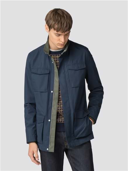 Navy Four Pocket Jacket