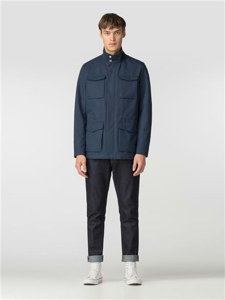 Navy Four Pocket Jacket