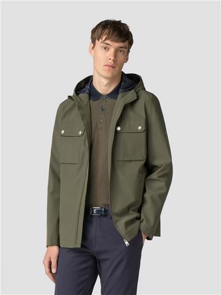 Men's Dark Green Hooded Anorak | Ben Sherman | Est 1963