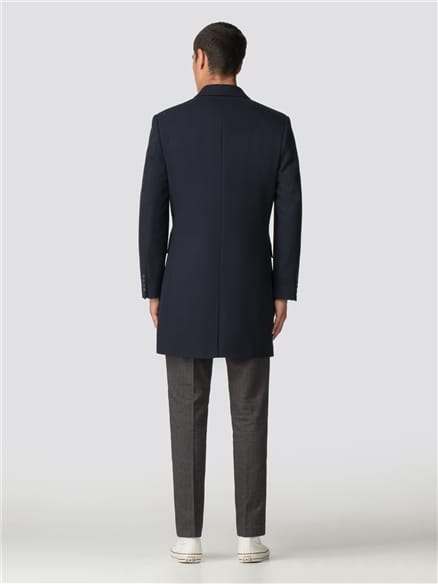Navy Tailored Coat