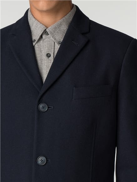 Navy Tailored Coat