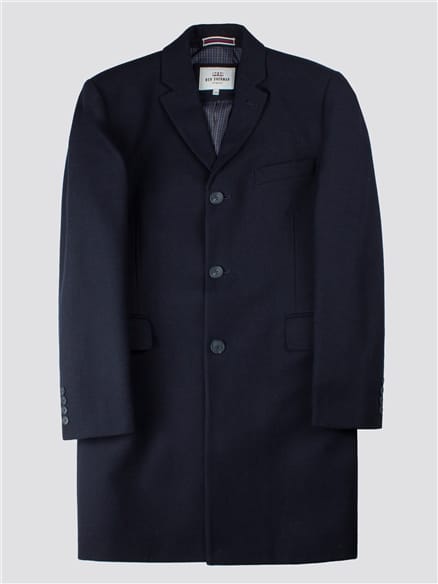 Navy Tailored Coat