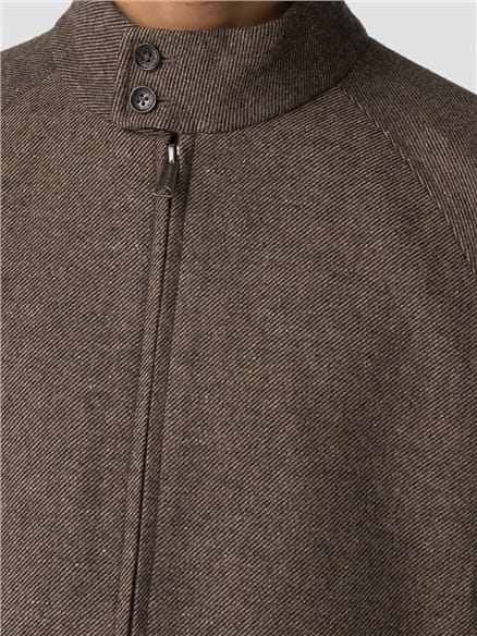 Bark Wool Harrington Jacket