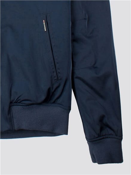 Sateen Badge Bomber Jacket