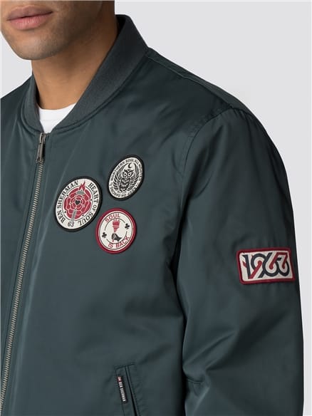 Sateen Badge Bomber