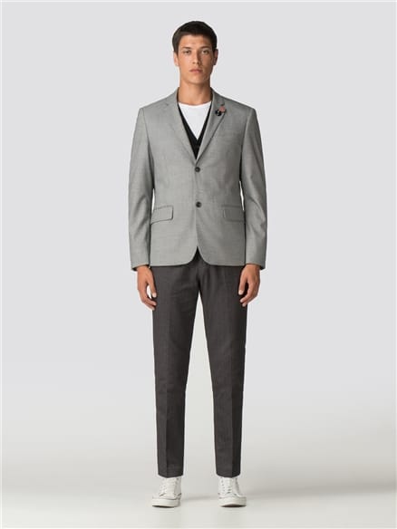 Black And White Check Blazer