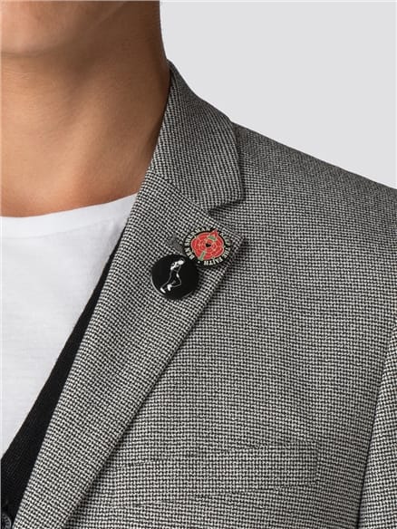 Black And White Check Blazer