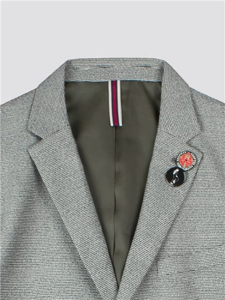 Black And White Check Blazer