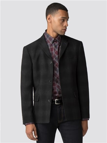 Shadow Check Blazer