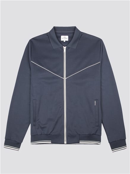 Dark Navy Tricot Track Top