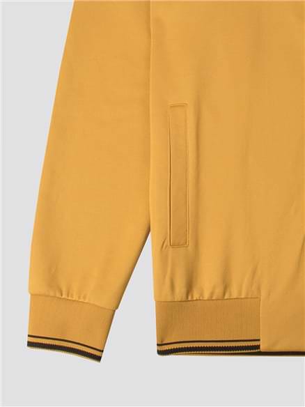 Yellow Tricot Track Top Jacket