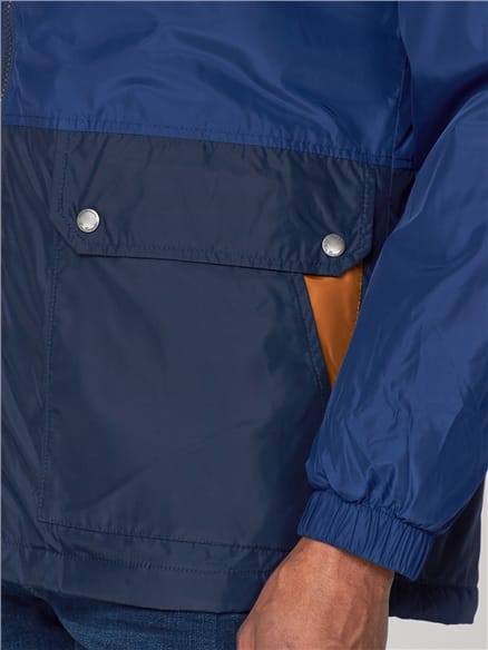 Blue Block Anorak