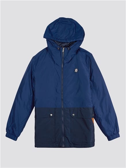 Blue Block Anorak