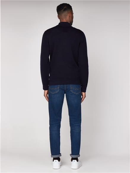 Quarter Zip Funnel Neck