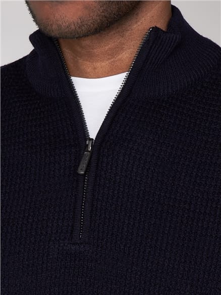 Quarter Zip Funnel Neck