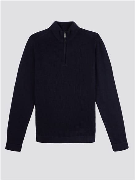 Quarter Zip Funnel Neck