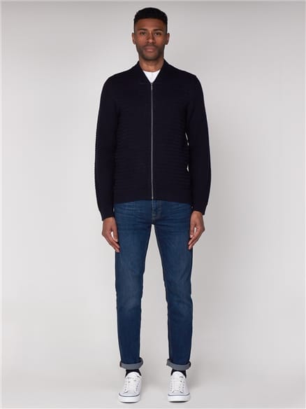 Knitted Bomber Jacket