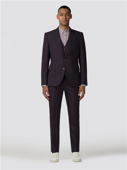 Aubergine Tonic Camden Fit Suit Jacket