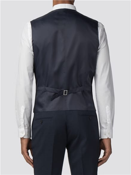 Midnight Navy Broken Effect Stretch Camden Fit Jacket