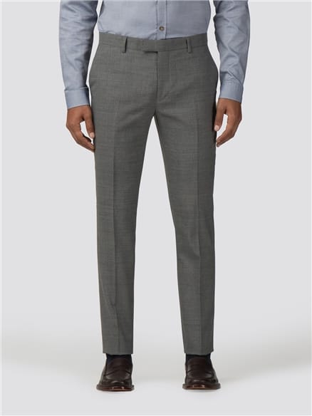 Grey High Twist Texture Stretch Camden Fit Jacket